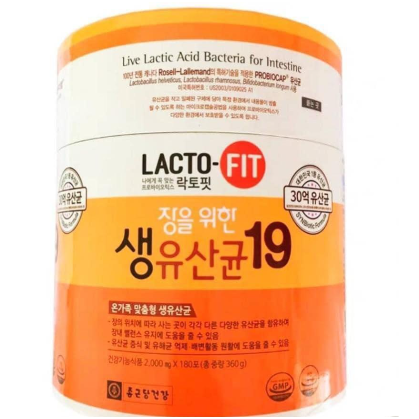 LACTO-FIT - 韓國 金黃乳酸菌19 2000毫克x180包