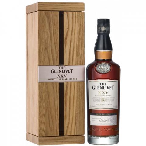 Glenlivet Single Malt Whiskey 25 yrs