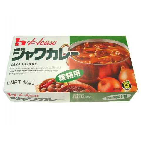 HOUSE - 日本 爪哇咖喱磚 (中辛口) 1公斤