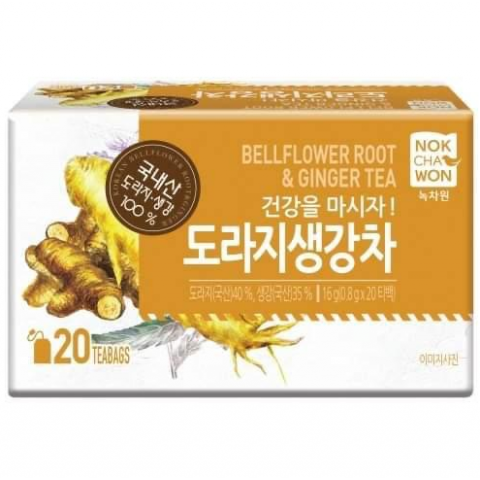 綠茶園 - 韓國 桔梗生薑玄米茶 0.8克x20包