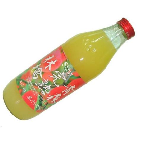 AOMORIKENRINGO - 日本 青森完熟 (濁) 蘋果汁 1公升