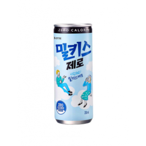 樂天 - 韓國 零卡忌廉溝鮮奶 (原味) 250毫升