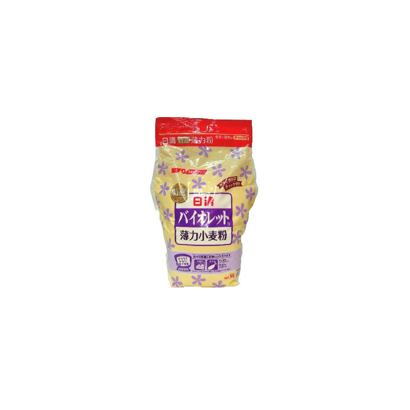 日清 - 日本 紫羅蘭薄力小麥粉 (密實袋裝) 1公斤