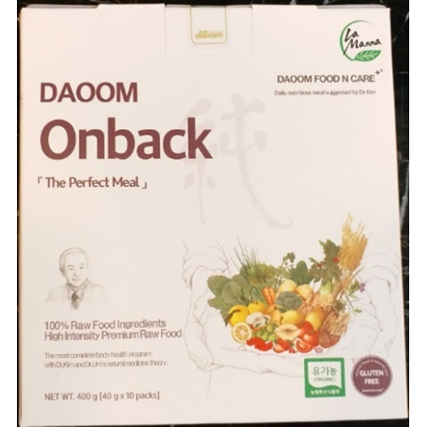 Daoom - 韓國 On back 高效生機營養粉 40克x10包