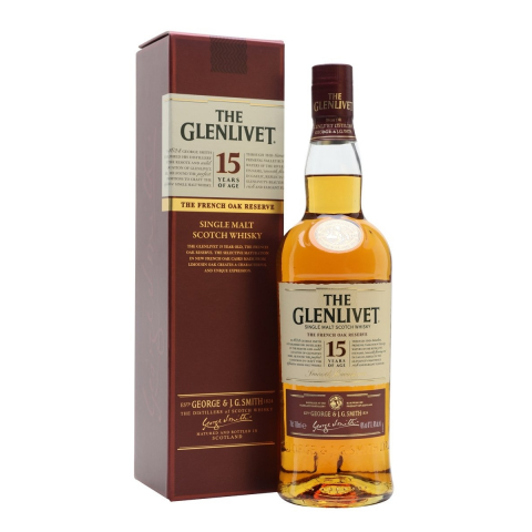 Glenlivet Single Malt Whiskey 15 yrs 700ml