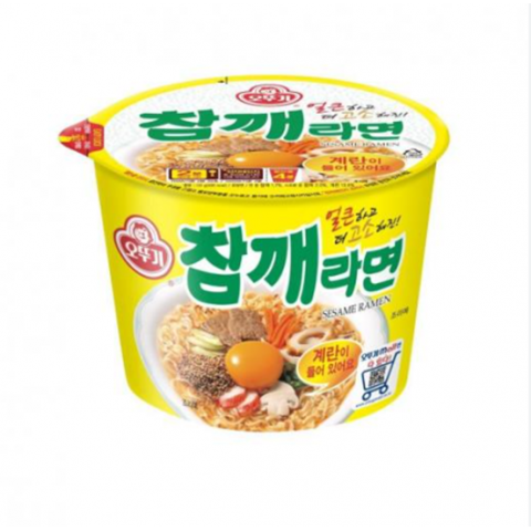 不倒翁 - 韓國 芝麻拉麵碗裝 110克