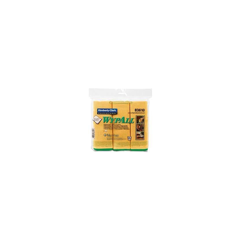 Kimberly-Clark 美國 高纖抗菌抹布黃色-特強吸水力