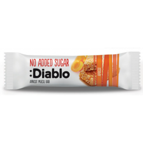 Diablo - 英國 (無添加糖) 杏脯燕麥果棒 30克