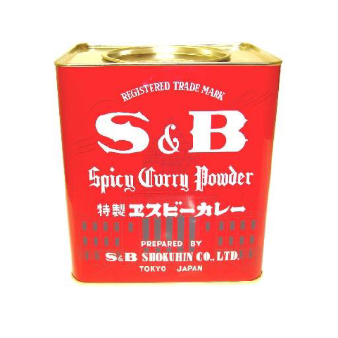 S &amp; B - 日本 咖喱粉 (罐裝) 2公斤