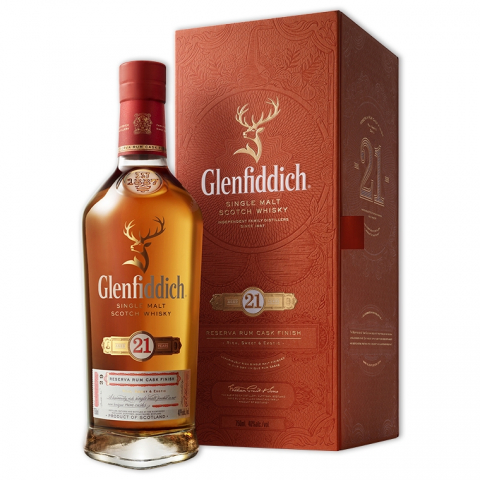 Glenfiddich Single Malt Whiskey 21 yrs
