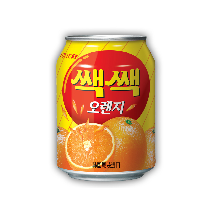 樂天 - 韓國 粒粒橙汁 238毫升