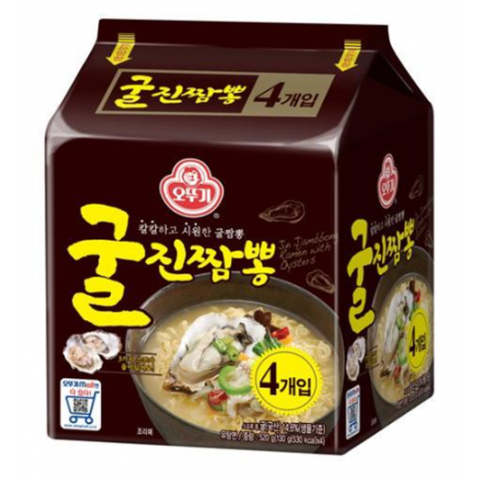 不倒翁 - 韓國 蠔仔海鮮辣麵 130克x4包