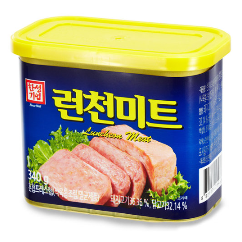 1963 藍罐 - 韓國 午餐肉 (豬肉34.92%+雞肉31.66%) 340克