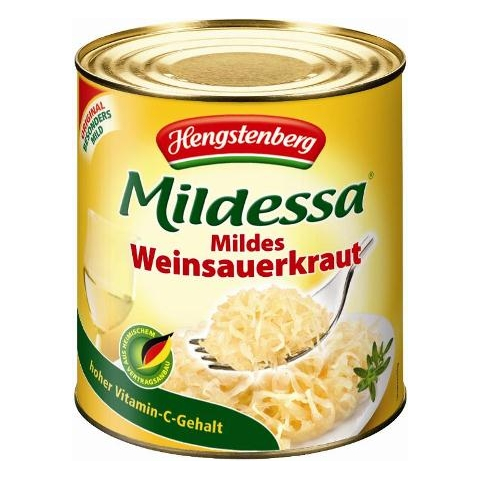 Hengstenberg Mildessa Mild Wine Sauerkraut