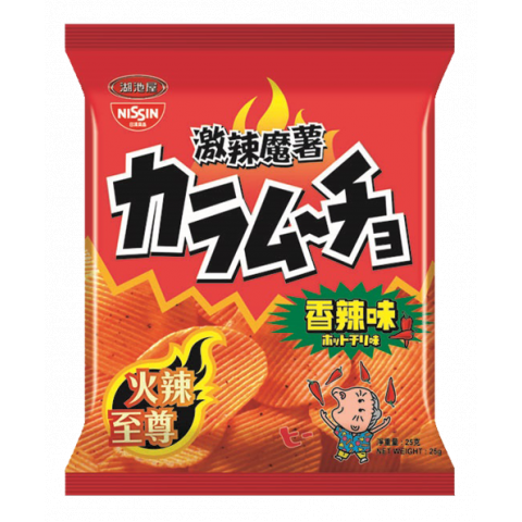 日清湖池屋薯片-香辣味 25gm