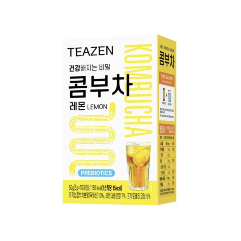 Teazen - 韓國 紅茶菌排毒瘦身茶 (檸檬味) 5克x10包